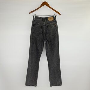 THRILLS Pulp Jean in Asphalt Gray Organic Cotton High Rise Denim Straight Leg